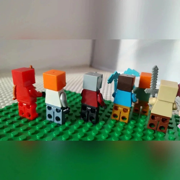 Custom Minecraft Minifigures Set of 10 - Picture 6 of 6